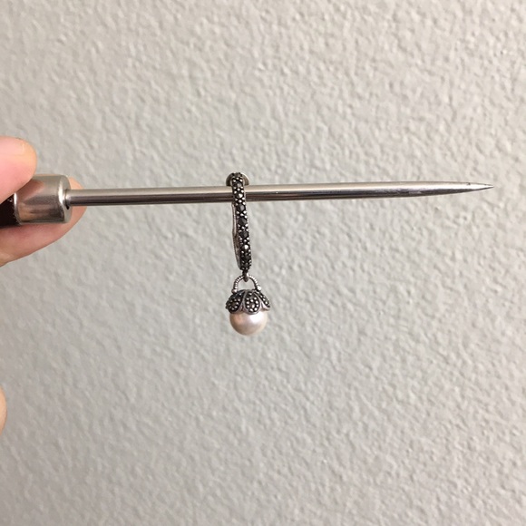 🖤Sterling silver and marcasite stones pendant - Picture 12 of 12